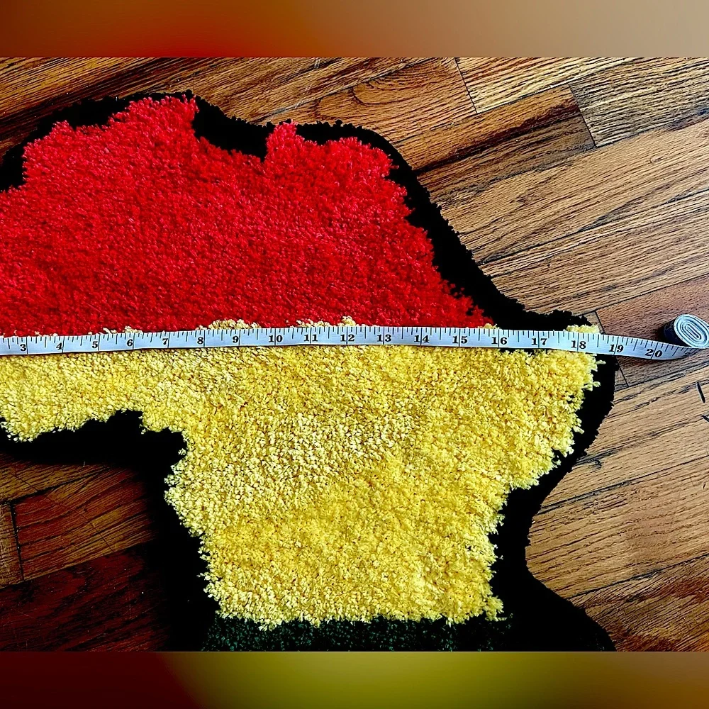 Africa continent mat
